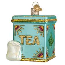32654 Tea Tin Ornament - OWC