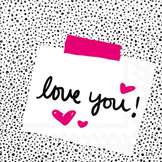 Love Note Cocktail Napkins