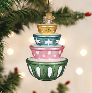 32821 Stacked Mixing Bowls Ornament - OWC