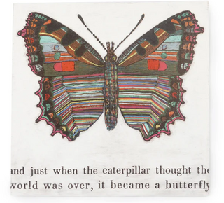 8x8 Butterfly Art Poster