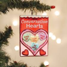32623 Conversation Hearts Candy Ornament