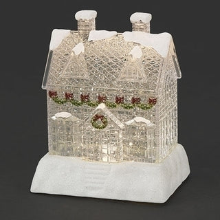 Small House 6" Lighted Swirl