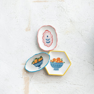 Textured Stoneware Dish (3 Styles)