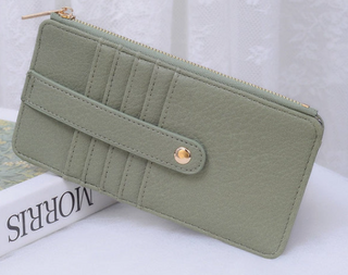 Saige Slim Cardholder Wallet - Sage