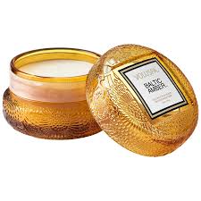 Baltic Amber Macaron Candle