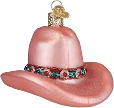 32750 Cowgirl Hat Ornament - OWC
