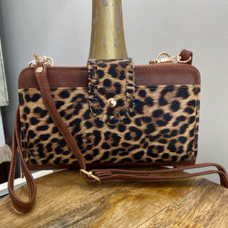 Leopard Crossbody Wallet