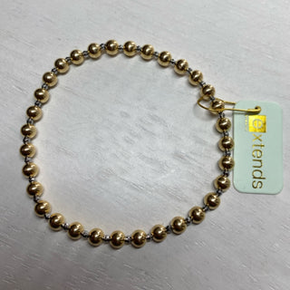 Extends - Grateful Silver Faceted Hematite Bracelet