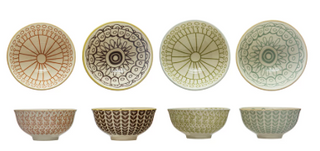 Round painted bowl DF7208A -4 3\4