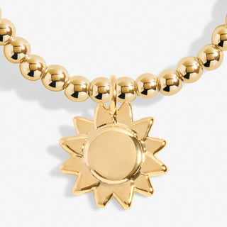 A Little "You Are My Sunshine" Gold Bracelet