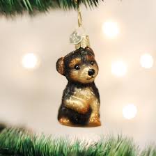 12348 Yorkie Puppy Orn