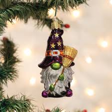 26096 Witch Gnome Ornament - OWC