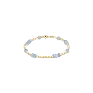 Extends Hope Unwritten Gemstone 4mm Bracelet - Aquamarine