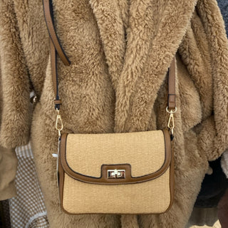 Amara Crossbody - Natural / Brown