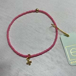 Hope Classic Bubblegum Signature Cross Bracelet