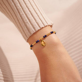 A Little "September Birthstone" Gold Bracelet