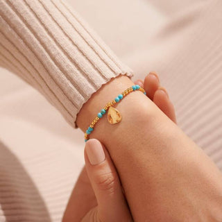 A Little "December" Birthstone Bracelet Gold
