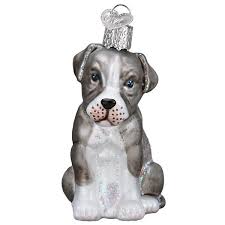 12570 Pitbull Pup Orn.