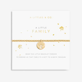 A Little "Family" Gold Bracelet