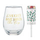 Stemless Glass Popper Gift Set