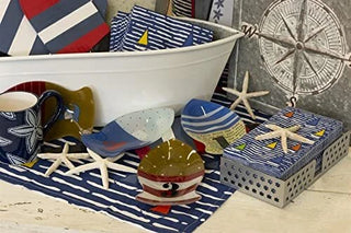 Buoy Fish Glass Plates